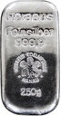 250 gram Silver Bar Heraeus | Casted