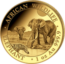 Somalia Elephant 1oz Gold Coin 2026