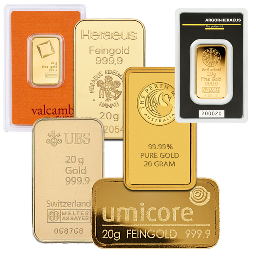[330005] 20 Grams Gold Bar | LBMA certified