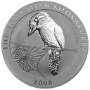 Kookaburra 1kg Silver coin  2008 | margin scheme