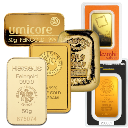 [330007] 50 Grams Gold Bar | LBMA certified