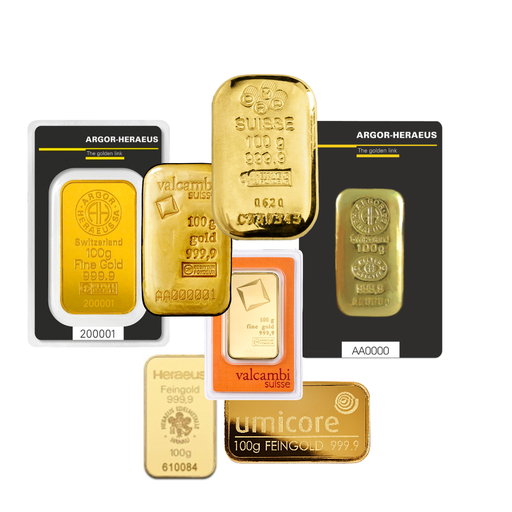 [330008] 100 Grams Gold Bar | LBMA certified