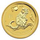 Lunar Monkey 1/2oz Gold Coin 2016