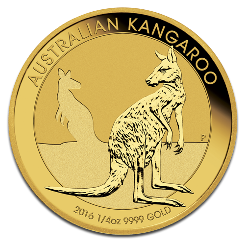 [101163] Kangaroo 1/4oz Gold Coin 2016