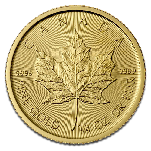 [104218] Maple Leaf 1/4oz Gold Coin 2016