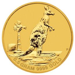 [10166] Australian Kangaroo, Mini Roo, Gold, Blister, 0,5gr