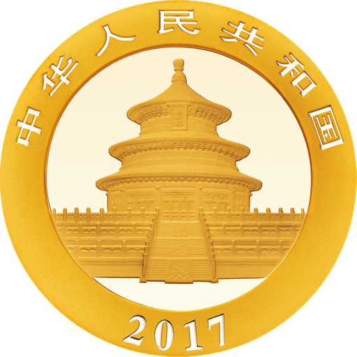 [10648] China Panda 30g Gold Coin 2017