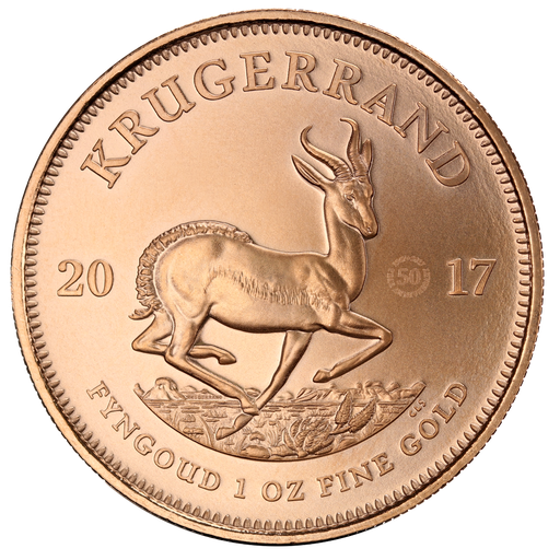 [116216] 50 Years Krugerrand 1oz Gold Coin 2017