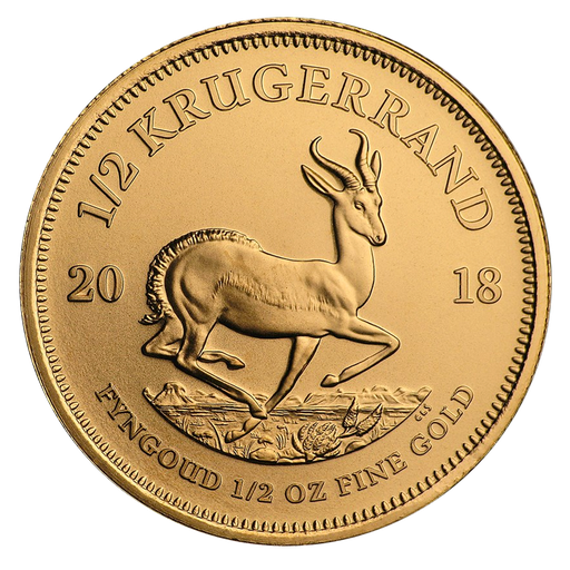 [116227] Krugerrand 1/2oz Gold Coin 2018