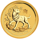 Lunar II Hund 2oz Gold Coin 2018