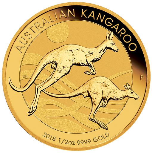 [101204] Kangaroo 1/2 oz Gold Coin 2018