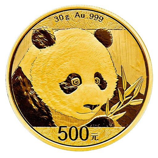[10684] China Panda 30g Gold Coin 2018