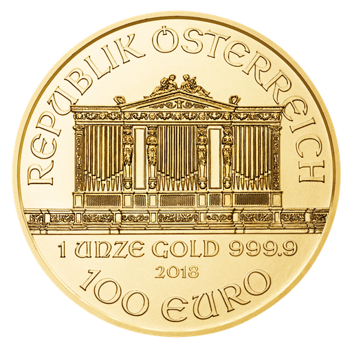 [10250] Vienna Philharmonic 1oz Gold Coin 2018