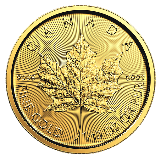 [104243] Maple Leaf 1/10oz Gold Coin 2018