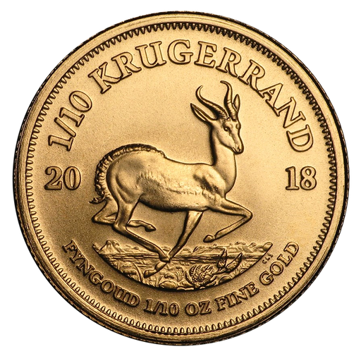 [116225] Krugerrand 1/10oz Gold Coin 2018