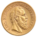 10 Mark King Karl Wuerttemberg Gold Coin | 1864-1891