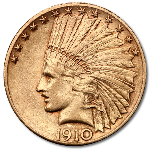 [118210] 10 Dollar Eagle Indian Head Gold Coin | 1908-1933