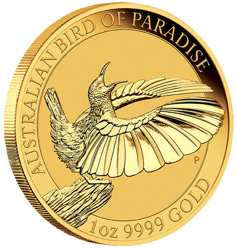 [101225] Birds of Paradise Victoria's Riflebird 1oz Gold Coin 2018