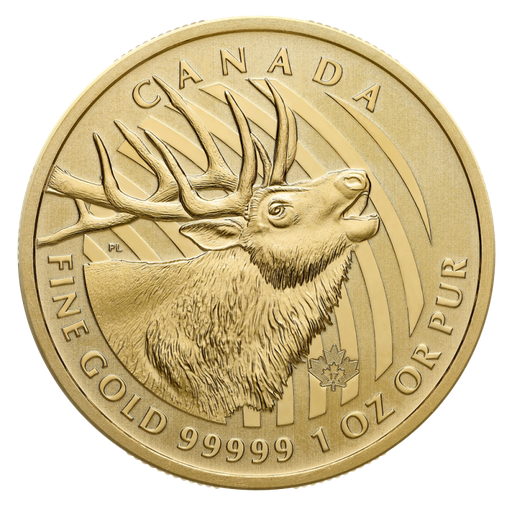 [104237] Call of the Wild Elk 1oz Gold Coin 2017 | .99999