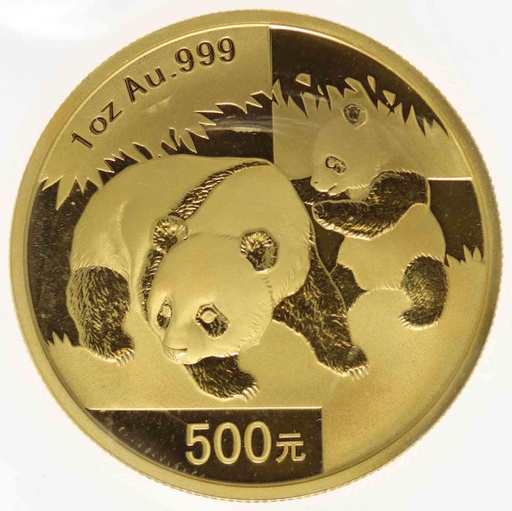 [106135] China Panda 1oz Gold Coin 2008