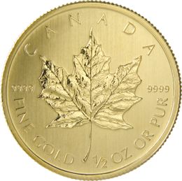 [10423] Maple Leaf 1/2oz Gold Coin 2013