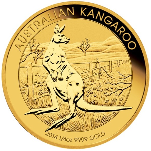 [101121] Kangaroo 1/4oz Gold Coin 2014