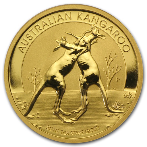 [1011125] Kangaroo 1oz Gold Coin 2010