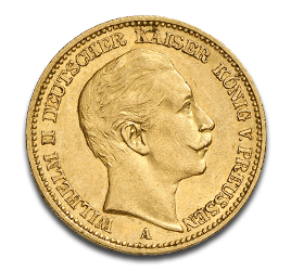 [108041] 20 Mark Kaiser Wilhelm II. Gold Coin | Prussia | 1888