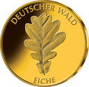 20 Euro German Forest Oak 1/8oz Gold 2010 (D)