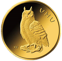 20 Euro Native Birds Owl 1/8oz Gold 2018 (A)